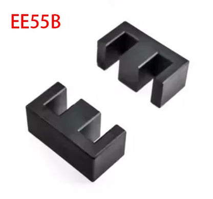 Núcleo Ferrita EE55B (PC40/PC95/PC44) con Bobina Vertical/Horizontal (8/14/20 Pines)