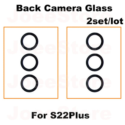 2 Juegos de Lentes de Cristal para Cámara Trasera para Samsung Galaxy (Varias Series)