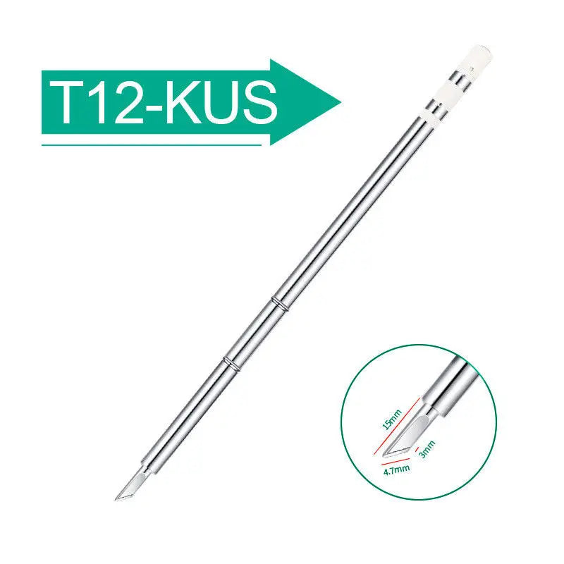T12 Electric Copper Soldering Iron Tips T12-K B2 BC1 ILS BCF2 D16 KF For Hakko fx951 DIY Welding Head Soldering Station Kits