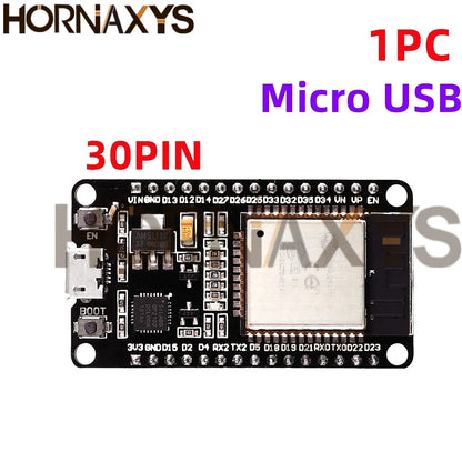 Placa Desarrollo ESP32 (ESP-32/ESP-32S) WiFi + Bluetooth Doble Núcleo Bajo Consumo (Similar ESP8266) (1-10 Unidades)