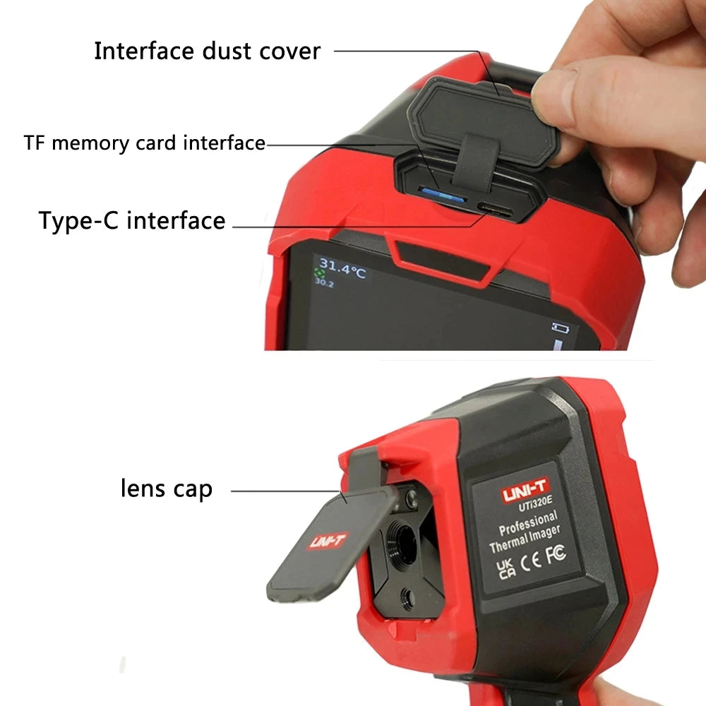 Termógrafo Infrarrojo UNI-T UTi320E / UTi260E Alta Resolución (320x240) - Cámara Térmica Portátil, Termómetro IR