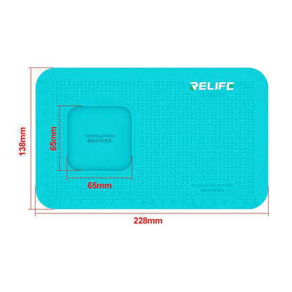 Almohadilla Silicona Antideslizante Profesional Relife RL-004DM para Reparación (Compatible Múltiples Dispositivos, Protección Cámara)