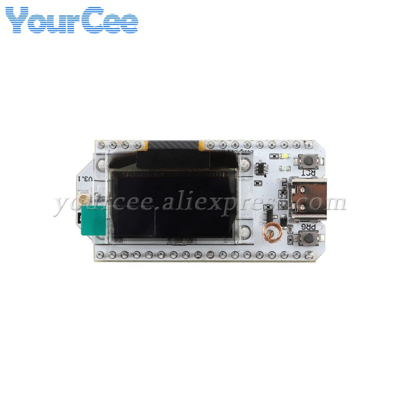Placa Desarrollo LoRa ESP32 SX1262 WiFi Kit 32 (433-510MHz / 868-915MHz) con Pantalla OLED Azul 0.96" para Arduino