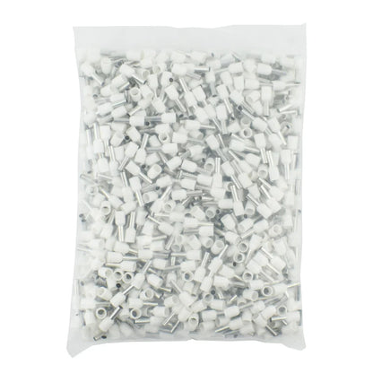 Terminal Tubular Punta Cable Aislado Crimp (E0508/1008/1508/7508/2508) Ferrules Prensado (Pack 1000 Unidades)