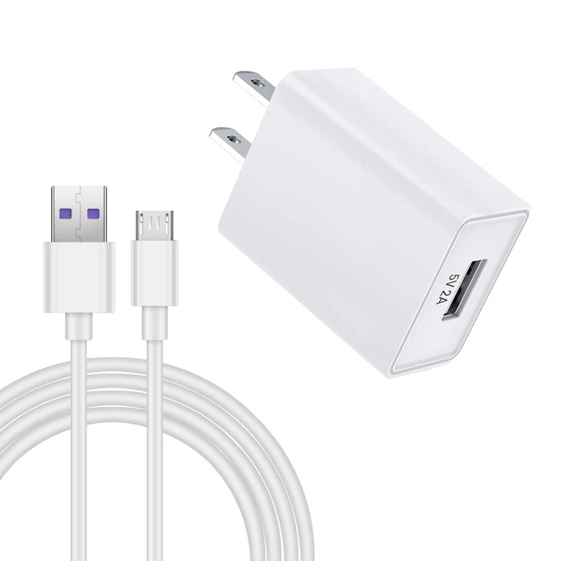 Cargador NNBILI para Redmi (5V 2A, EU/US) con Cable Tipo C/Micro USB para Note 11/10/9/9A/8A/3-8 Pro