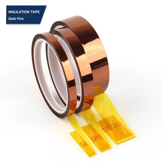 Cinta Térmica Aislante BGA Alta Temperatura "Gold Finger" (Poliamida Adhesiva) Protección Placa Electrónica