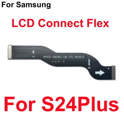 Para Samsung S24 Ultra S25 Plus S928B S926B S921B S928 S931B S938B Placa de puerto de carga USB placa base de señal principal Cable flexible LCD