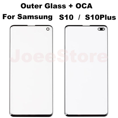 2 Cristales Exteriores con Film OCA para Pantalla LCD Samsung Galaxy (Varias Series)