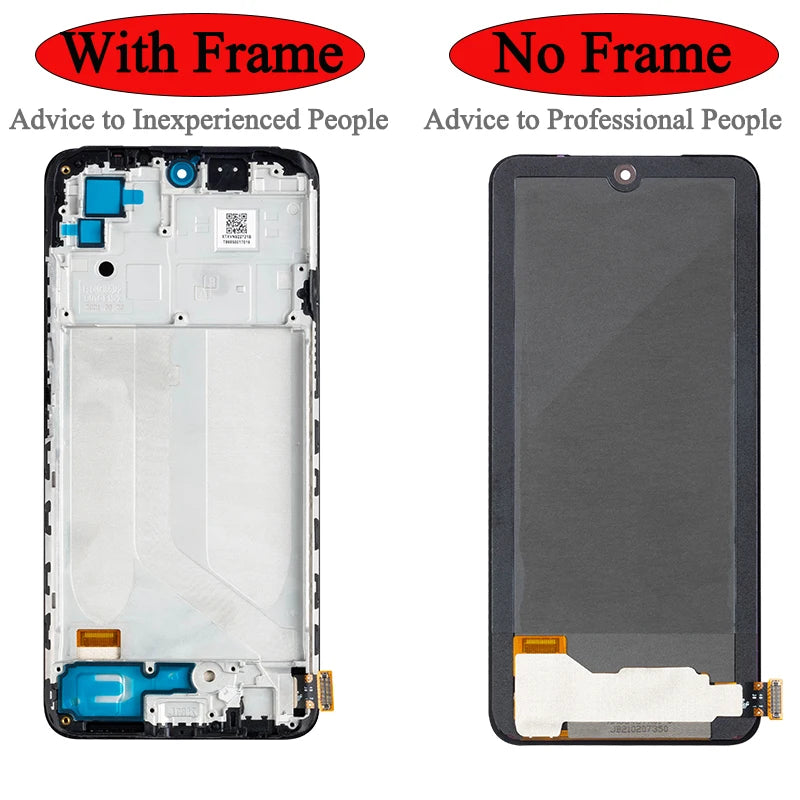 M2101K7BNY Lcd For Xiaomi Redmi Note 10S Display Touch Screen with Frame Wholesale Screen Display For Xiaomi Redmi Note 10 4G