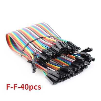Cable Dupont 20cm (20-40 Unidades) Macho-Macho / Hembra-Hembra / Macho-Hembra para Protoboard DIY