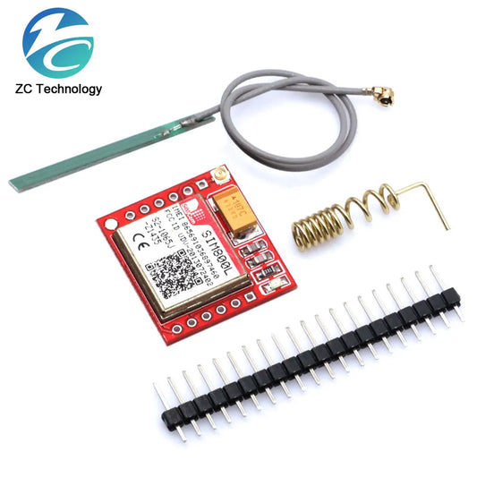 Módulo GSM/GPRS SIM800L Core (Quad-Band, Serial TTL) con Interfaz IPX, Antena PCB y Ranura Micro SIM para Arduino