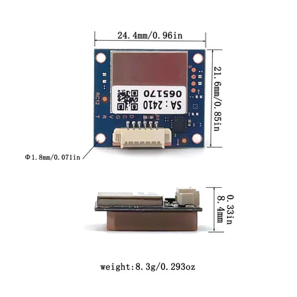 Módulo GNSS UAV UBLOX M10 (GPS/BDS/GLONASS/GALILEO, 18Hz) con Compás Multi-Sistema para Drones