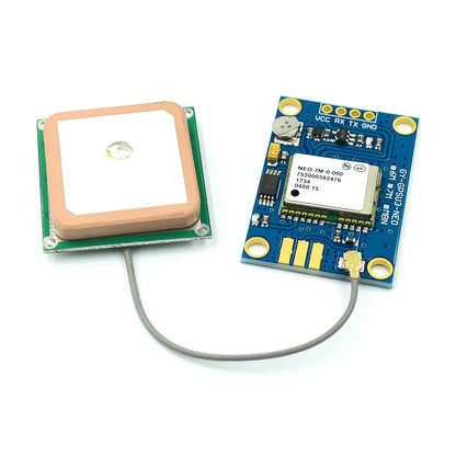 Módulo GPS GY-NEO6MV2 / GY-NEO7MV2 / GY-NEO8MV2 (NEO-6M/7M/8M) con Antena Grande y EEPROM para Control Vuelo MWC/APM2.5 Arduino