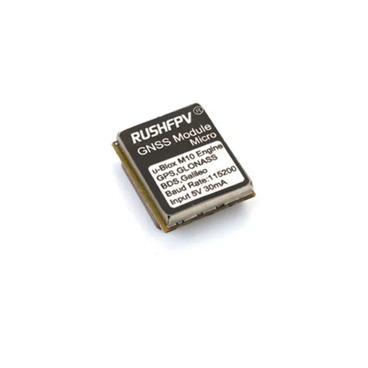 Módulo GPS GNSS RUSHFPV M10 Micro Pro Mini (10Hz, Antena Cerámica Integrada) para Drones RC FPV Freestyle