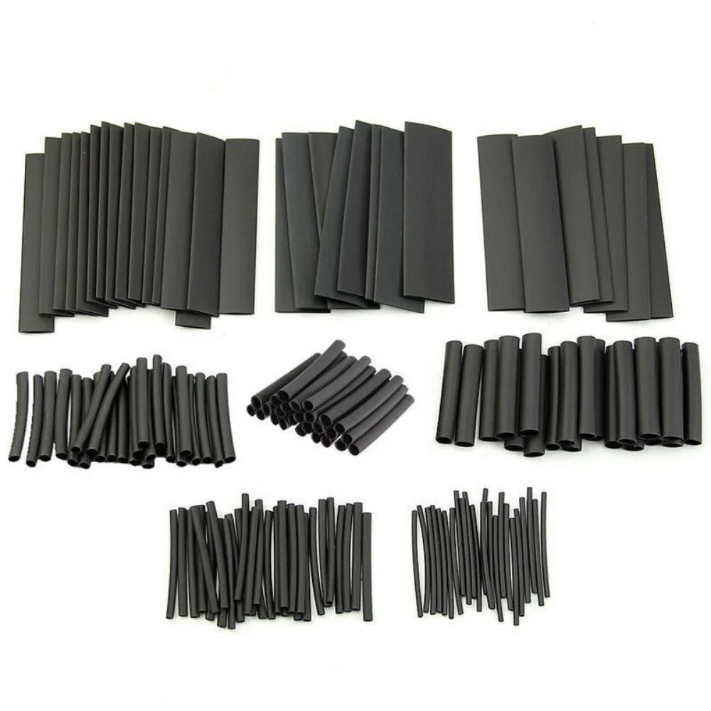 Kit Tubo Termoretráctil 2:1 Envoltura Cable Aislante Protección Conexión (127/530/580 Piezas) (Opción Pistola Aire Caliente)
