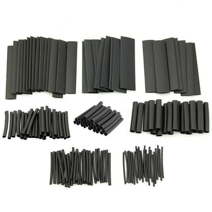 Kit Tubo Termoretráctil 2:1 Envoltura Cable Aislante Protección Conexión (127/530/580 Piezas) (Opción Pistola Aire Caliente)