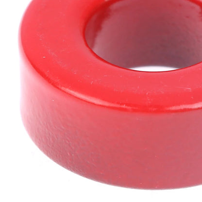 Núcleo Ferrita Toroide T106-2 Rojo (Baja Permeabilidad) 27x14x11mm - Lote 5 Piezas