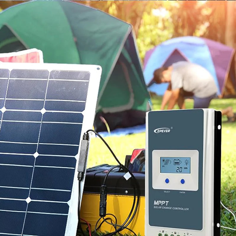 EPever MPPT 40A 30A 20A 10A Solar Charge Controller 12V 24V Auto Solar Panel Regulator Solar Battery Charger Tracer3210AN 4210AN