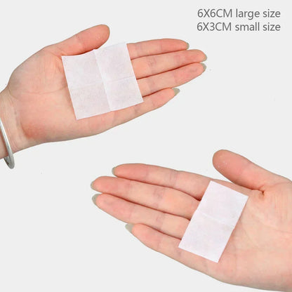 10/100Pcs Car Detailing Disposable Alcohol Disinfection Cotton Pad Wash Care Phone Cleaning Wiper Screen Glasses Cleaning Cotton