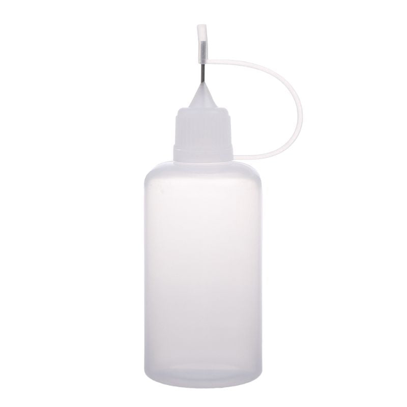 Precision Tip Applicator Bottle Translucent Glue Bottle for Alcohol Ink Craft