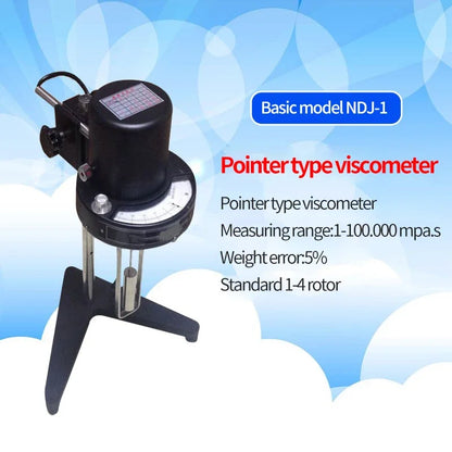 Viscosímetro Rotatorio Digital NDJ-1/4/5S/8S/9S Pantalla Táctil Velocidad Variable Continua Tester