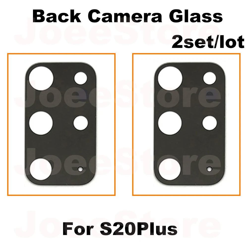 2 Juegos de Lentes de Cristal para Cámara Trasera para Samsung Galaxy (Varias Series)
