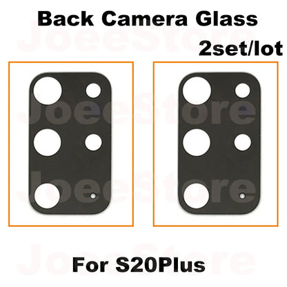 2 Juegos de Lentes de Cristal para Cámara Trasera para Samsung Galaxy (Varias Series)