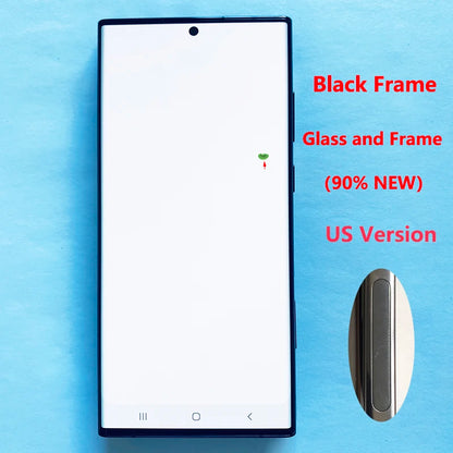 Pantalla 6.8" Super AMOLED con Marco y Digitalizador Táctil para Samsung S22 Ultra 5G (S908/S908U/S908B) (Con Defecto Estético)