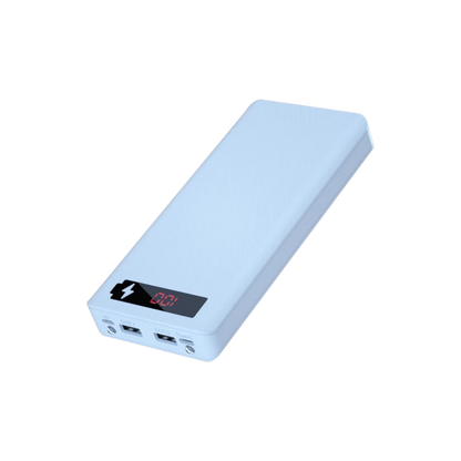 Caja Power Bank Shell DIY 5V (Doble USB/Micro USB/Tipo C) Soporte Baterías 18650 (Carcasa Desmontable, Sin Batería)