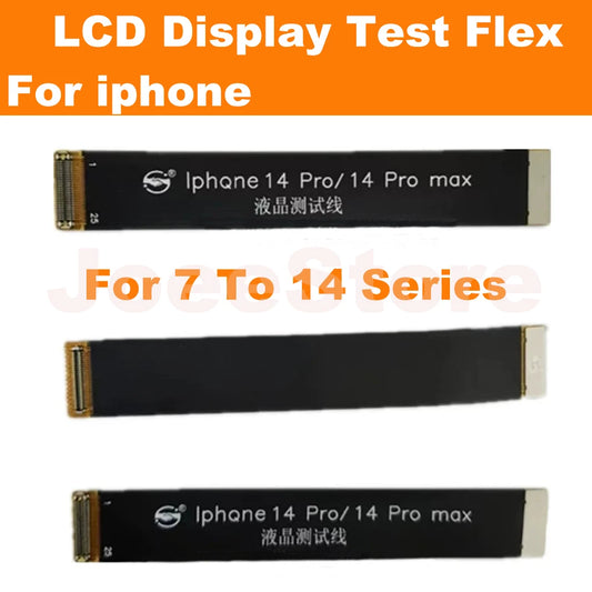 Flex Cable Extensión Tester Prueba Pantalla LCD 3D Touch para iPhone 7 a 14 Series (Pro/Max/Mini/Plus/X/XR/XS)