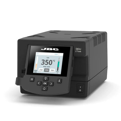 Original JBC DDE-2C 150W Two-Tool Control Unit Soldering Station Dual Channel With Temperature Calibration In Stock