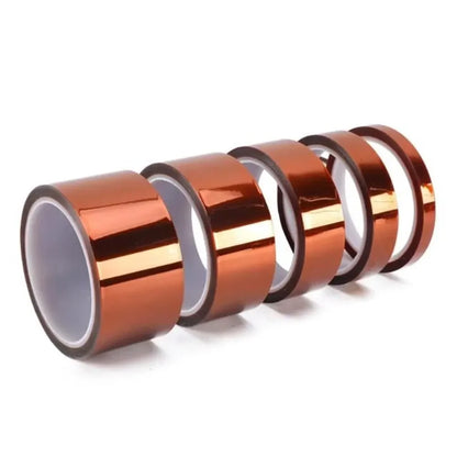 Cinta Adhesiva Alta Temperatura BGA Aislante Térmico (10mm Ancho) Protección Placa Impresión 3D (1 Unidad)