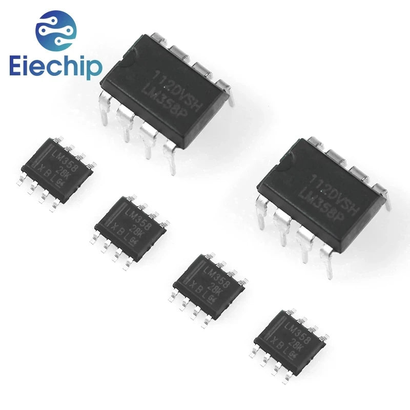 Lote 20 Pcs Amplificador Operacional LM358P DIP-8 Instrumentación/Buffer
