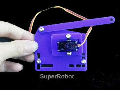 Kit Garra Brazo Robot Manipulador Mecánico Acrílico 4-DOF (Desarmado, para SG90/MG90S) Arduino STEAM