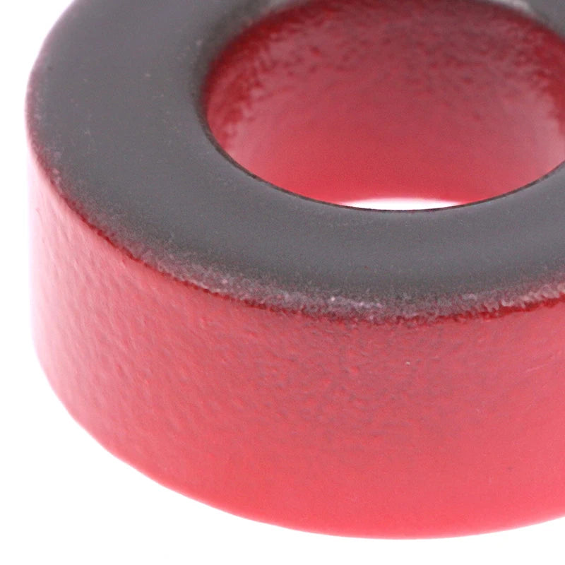 Núcleo Ferrita Toroide T106-2 Rojo (Baja Permeabilidad) 27x14x11mm - Lote 5 Piezas