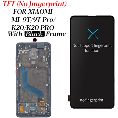 6.39'' Super Amoled Display For For Xiaomi Mi 9T Mi9T Pro LCD Display Touch Screen Digitizer Assembly For Redmi K20/K20 Pro LCD