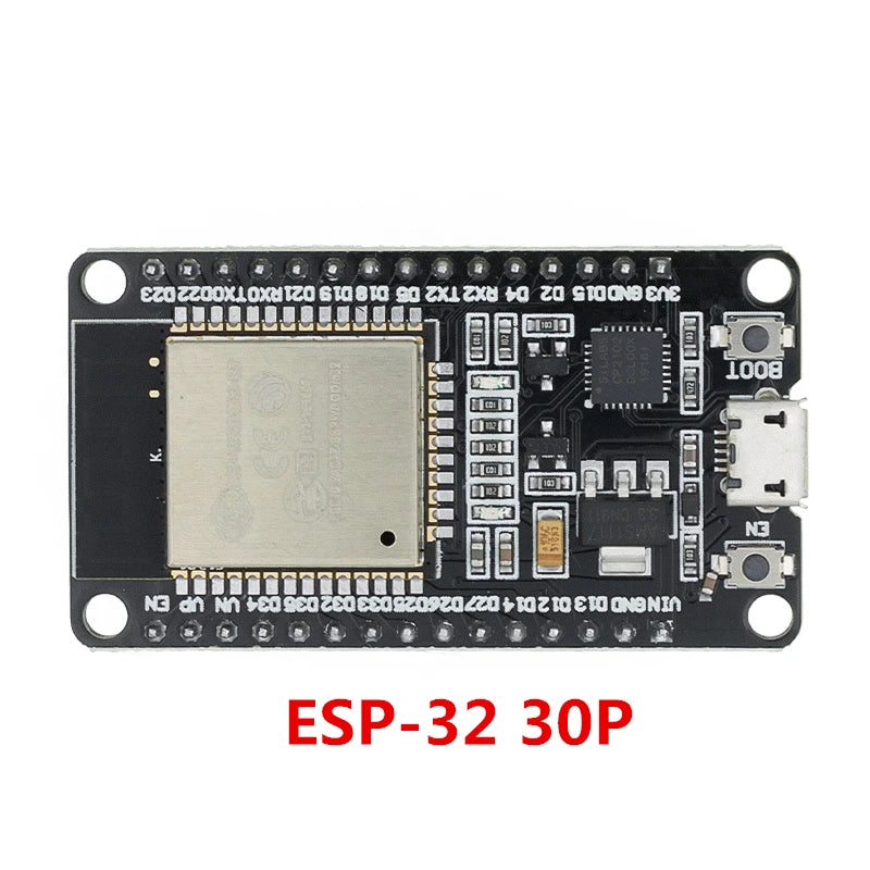 Placa Desarrollo ESP32 (ESP-32/ESP-32S) WiFi + Bluetooth Doble Núcleo Bajo Consumo (Similar ESP8266) (1 Unidad)