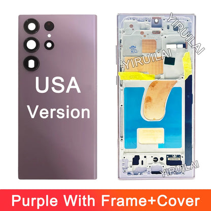 Pantalla LCD con Marco y Digitalizador Táctil para Samsung Galaxy S23 Ultra 5G (S918B/DS / S9180) (Probada)