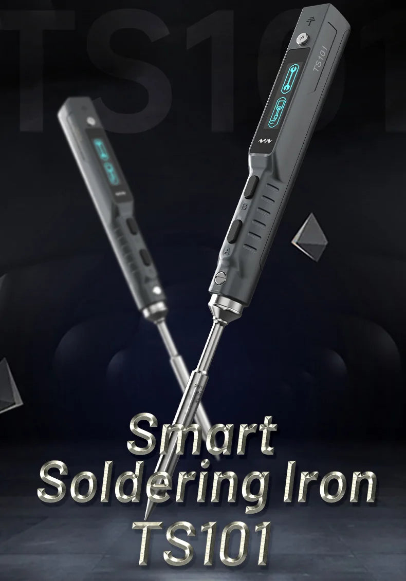 Original TS101 Soldering Iron Electric 65W Temperature Adjustable Programming TS100 Soldering Iron New Upgrade