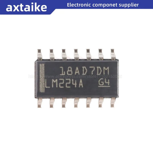 Lote 10 Pcs Amplificador Operacional Quad LM224ADR / LM224A (LM224) SOIC-14 SMD