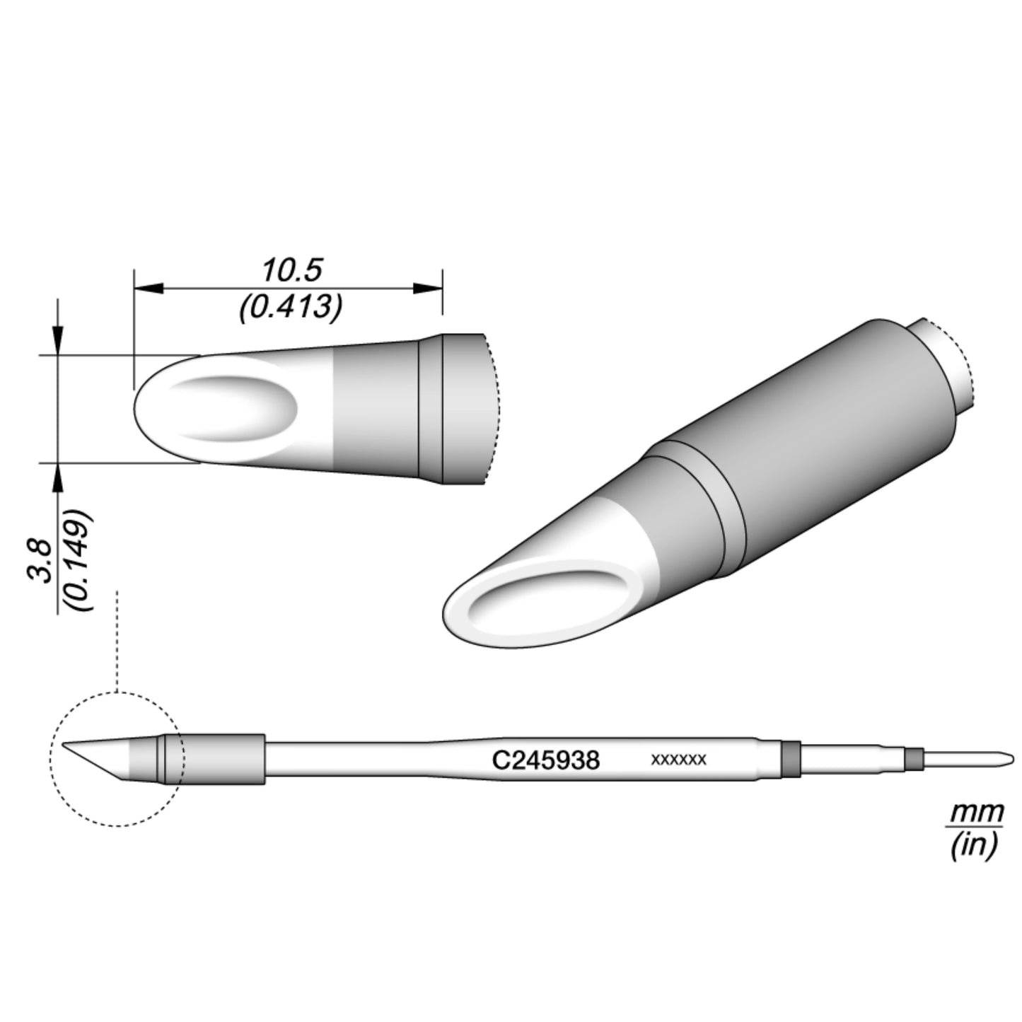 JBC C245 Original Soldering Iron Tips C245157E C245938 Professional Welding Head Suitable For JBC Soldering Station