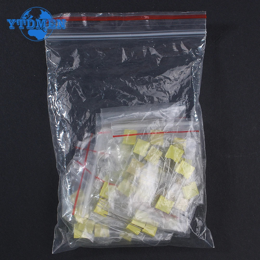 Diodos LED Cuadrados 2x5x7mm 5 Colores (Blanco/Amarillo/Rojo/Verde/Azul) Kit Electrónico DIY (100 Unidades)