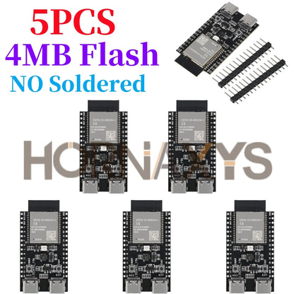 Placa Desarrollo ESP32-C6 Core (N4/N8/N16, 4/8/16MB) WiFi 6, Bluetooth, Zigbee compatible Nano Arduino