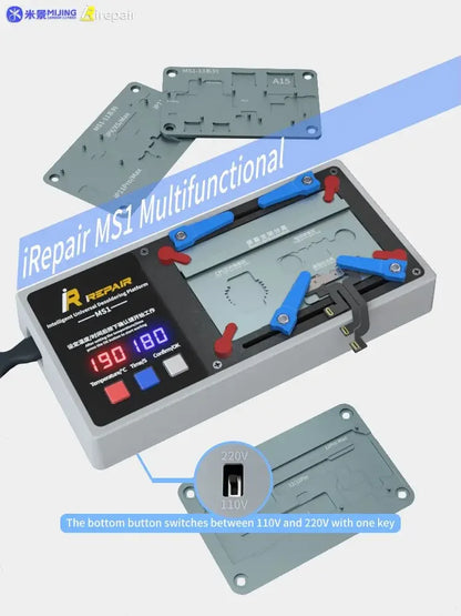 iRepair MS1 Intelligent Preheating Separator For iPhone X-11/12/13 14 15 16 Pro Max Plus Motherboard Welding Desoldering Board
