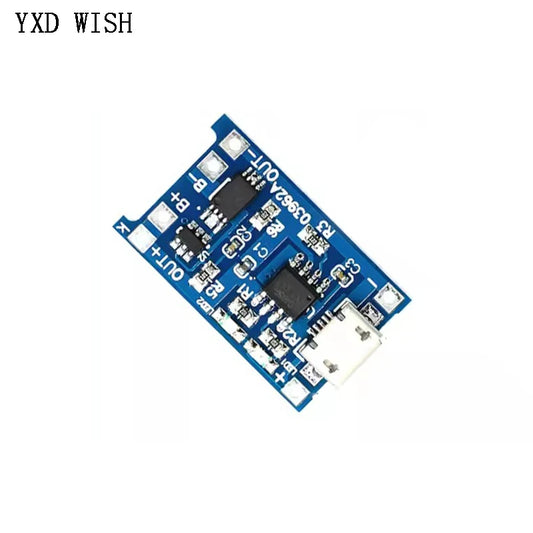 Lote 100 Pcs Módulo Cargador Batería Litio TP4056 Micro USB 5V 1A 18650 con Protección Dual