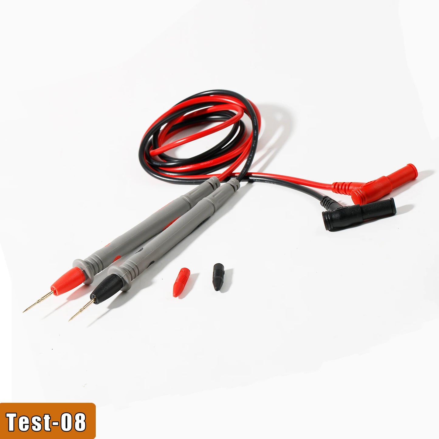 Puntas Prueba Multímetro Universales - Cable Banana Plug a Pinzas Cocodrilo
