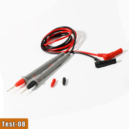 Puntas Prueba Multímetro Universales - Cable Banana Plug a Pinzas Cocodrilo