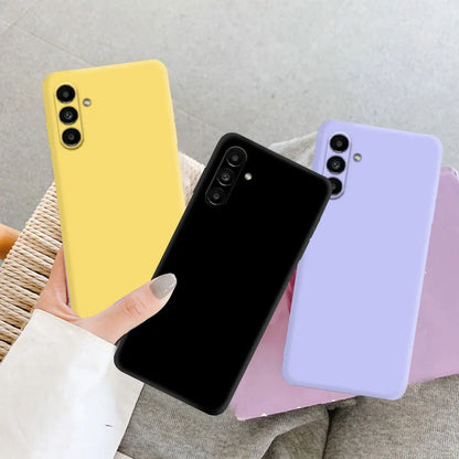 Funda Silicona Líquida Original Antichoque para Samsung Galaxy A05/A05S/A15/A25/A35/A55 (4G/5G)