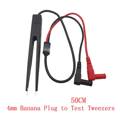 Puntas Prueba Universales Multímetro - Banana 4mm a Pinza Cocodrilo / Gancho / Aguja (1 Pza)