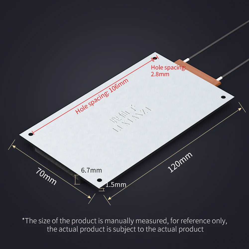 LUXIANZI Aluminum Led Remover BGA Desoldering Station PTC Fever Plate Preheating LCD Strip Chip Repair Thermostat Heating Plate